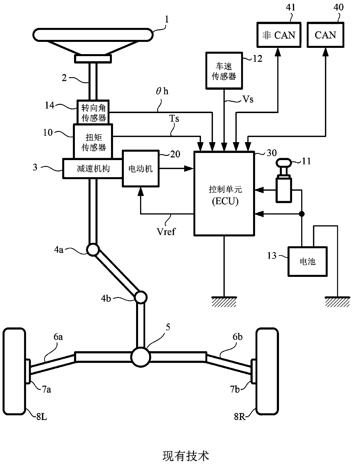 Vehicle steering device