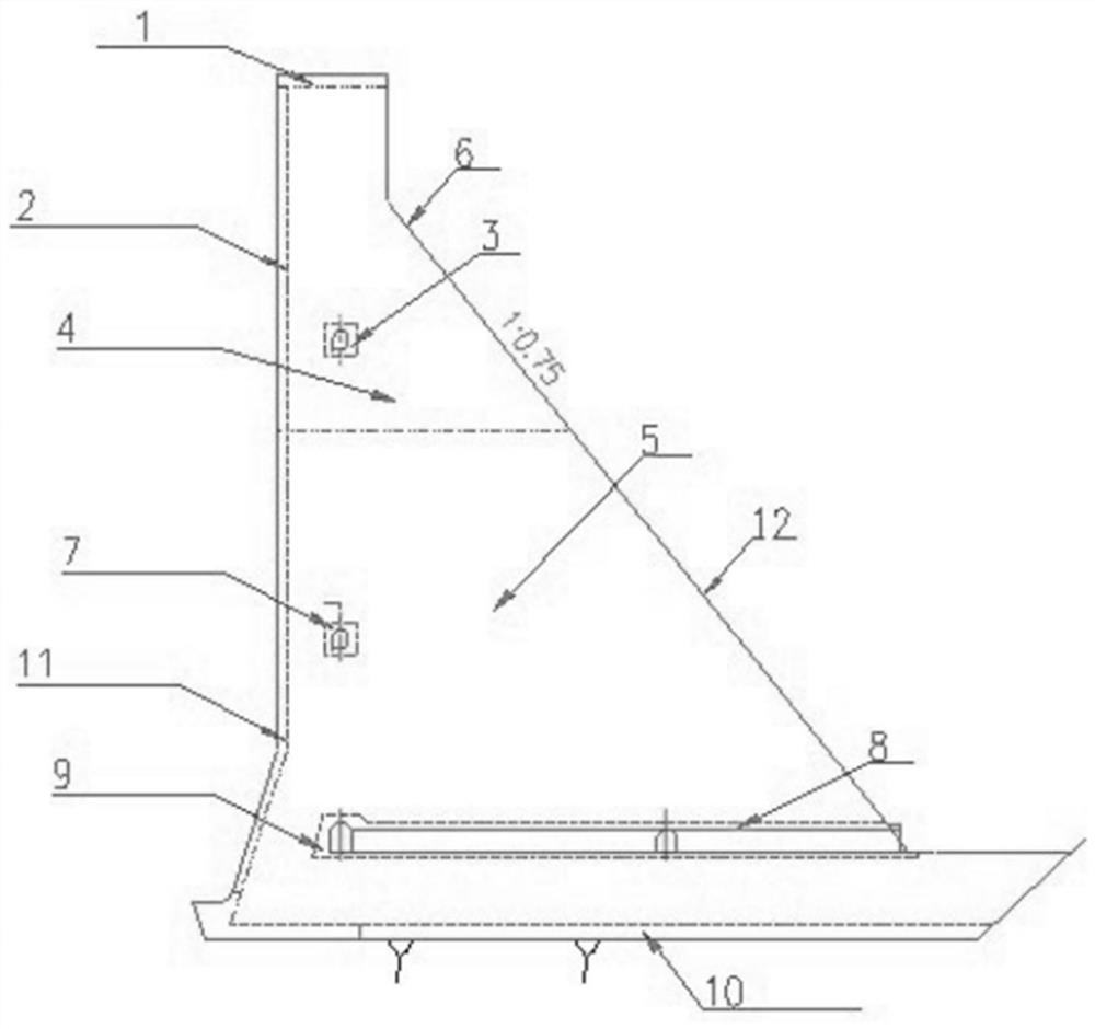 A full-section quasi-three-grade long-age roller compacted concrete construction method