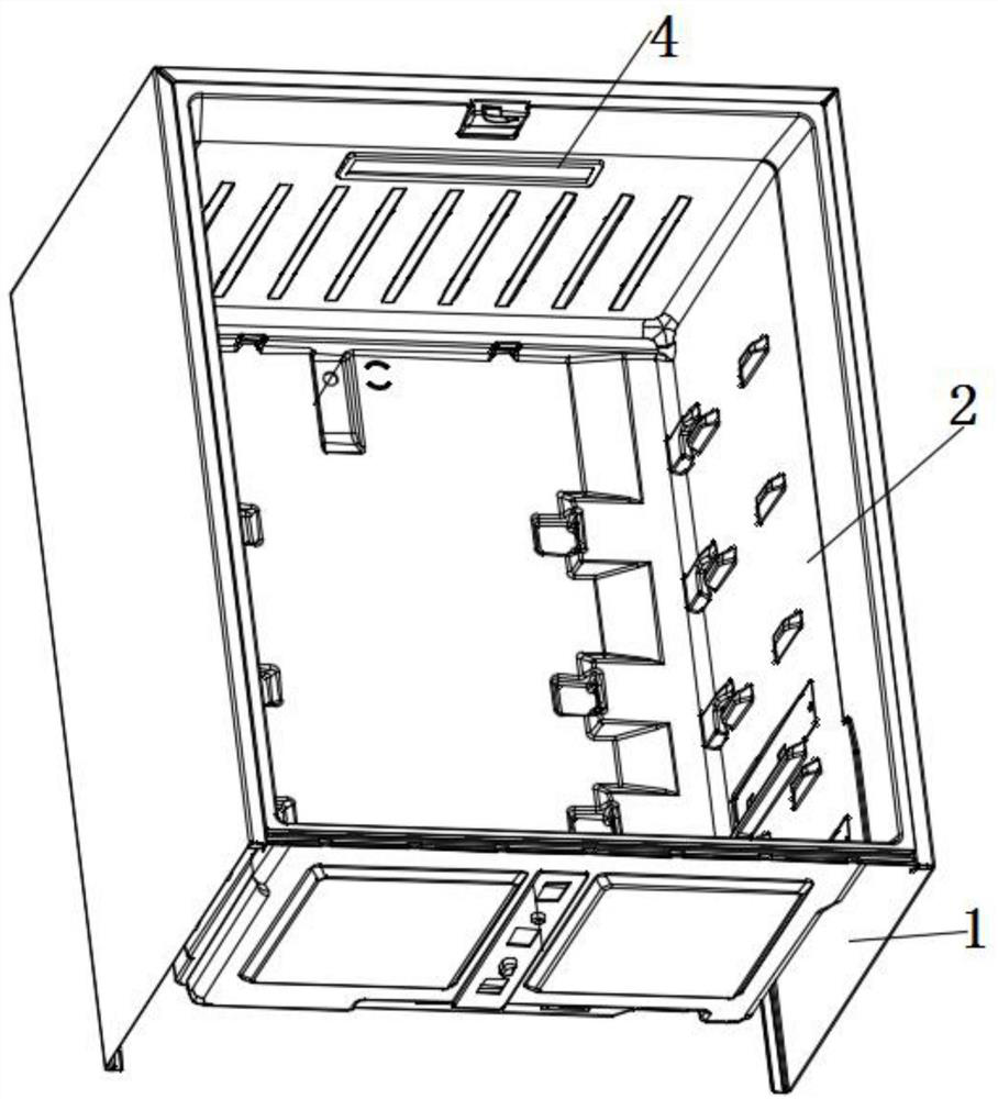 Mounting structure for refrigerator illuminating lamp assembly