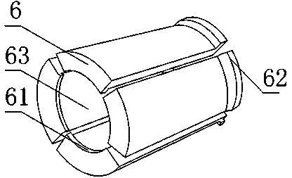 Handheld aluminum foil cover clamping mechanism