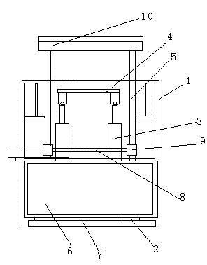 Slippage fork structure for cement kiln building