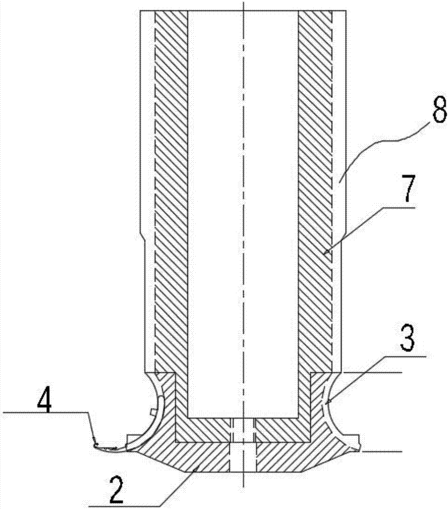 Jacquard knitting structure of arc-shaped knitting track and knitting method