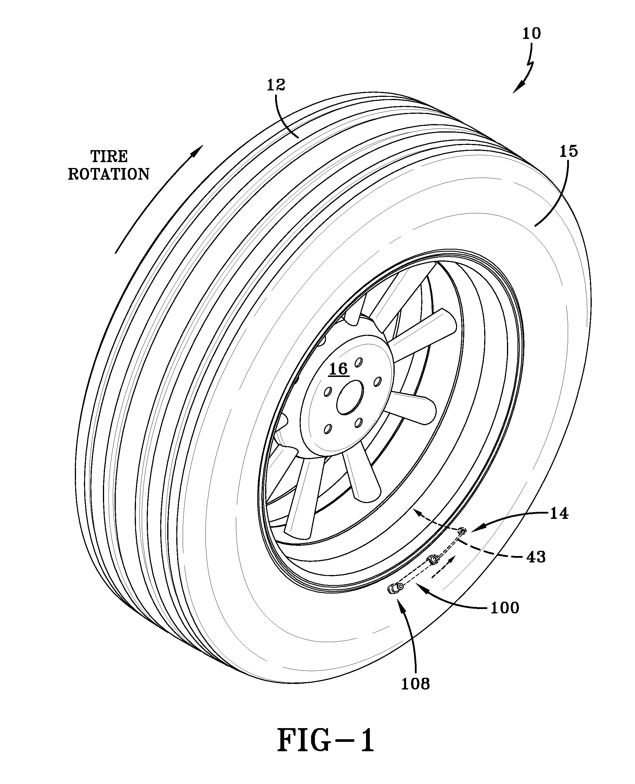 Self inflating tire with pressure regulator