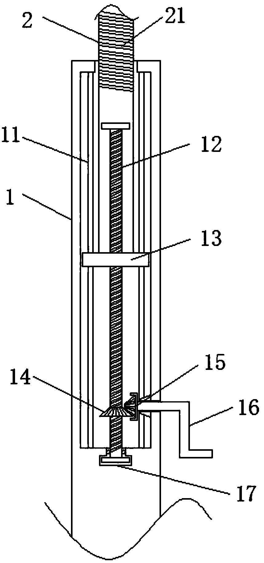 Support device for early removal template