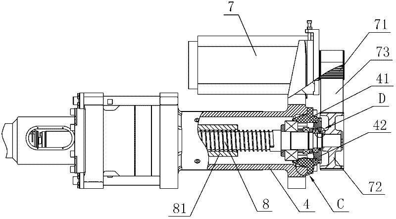Low-inertia ejection mechanism of all-electric injection machine