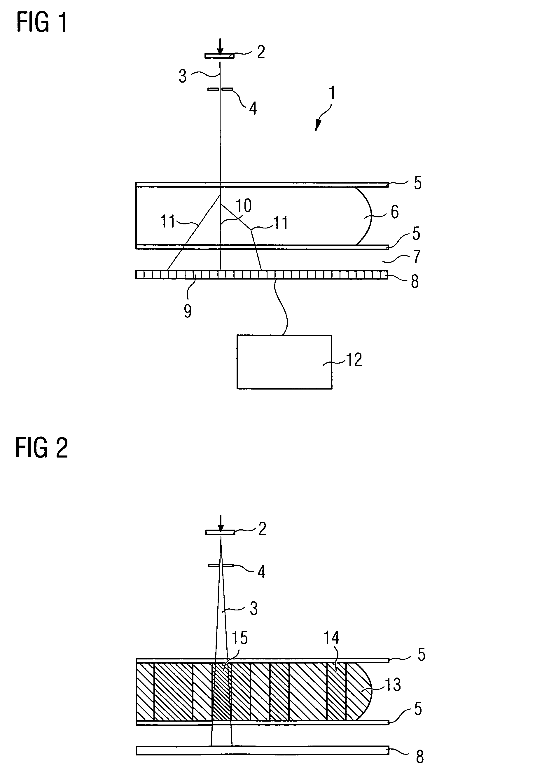 Apparatus and method for scatter correction in projection radiography