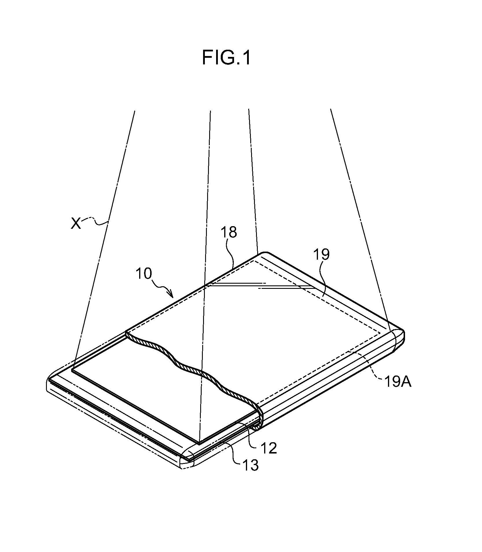 Portable radiographic image capture device