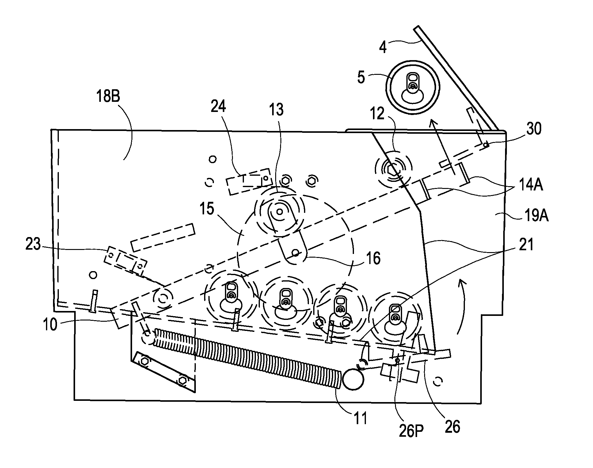 Beverage tossing cooler and method to operate