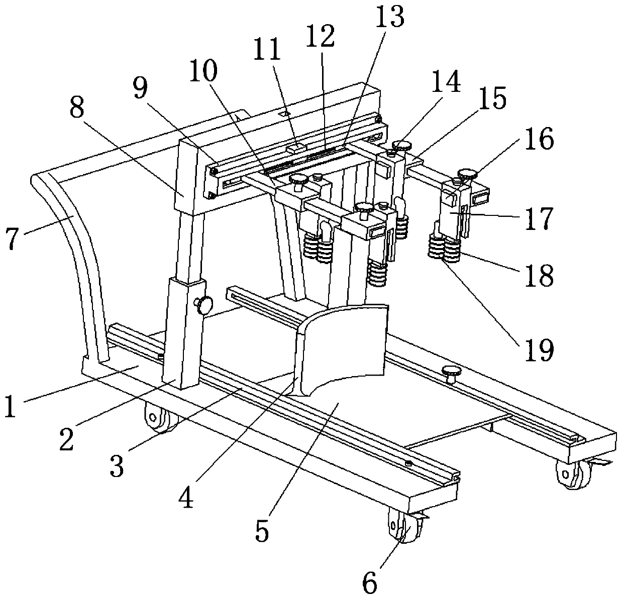 Bag supporting device