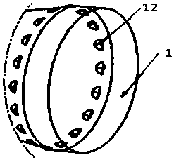 PE gas ball valve with steel frame