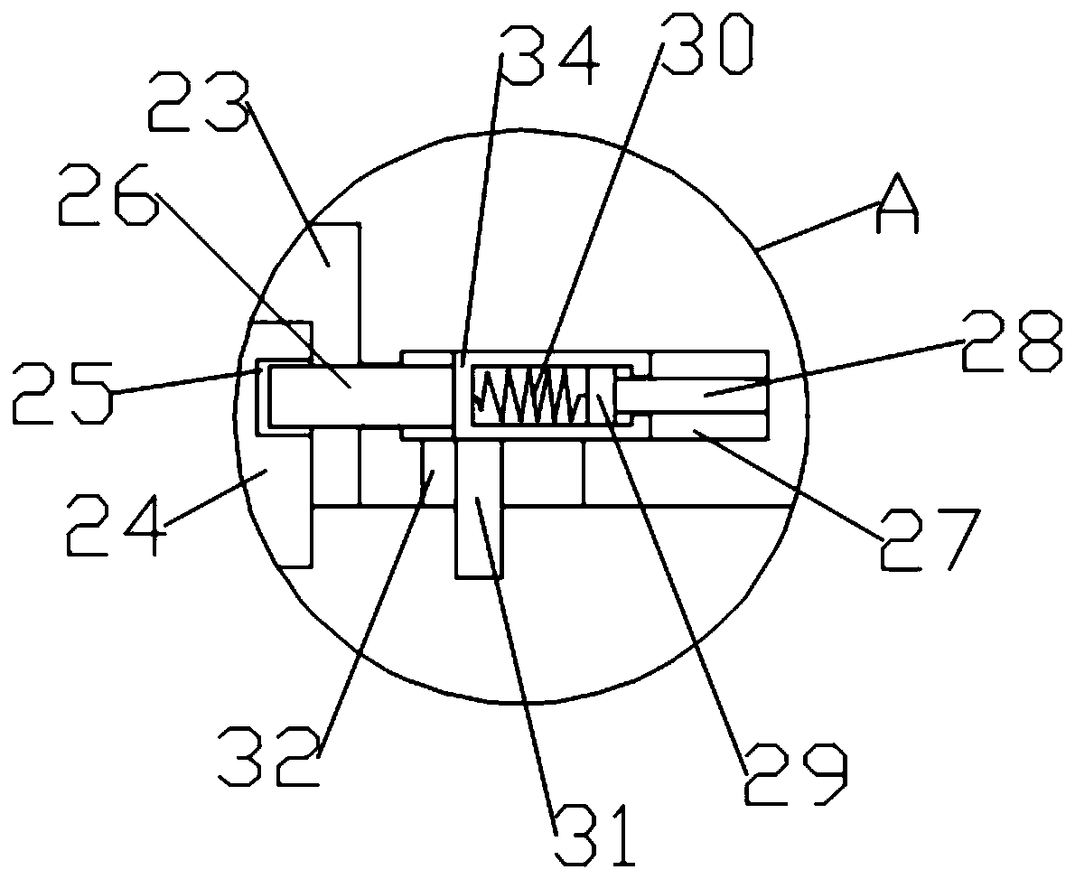 Hand-push-type field mower with mowing depth convenient to adjust