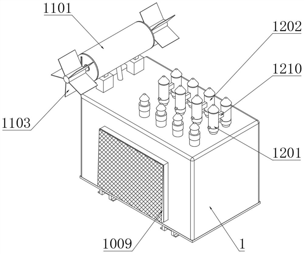 Rapid cooling method based on outdoor transformer