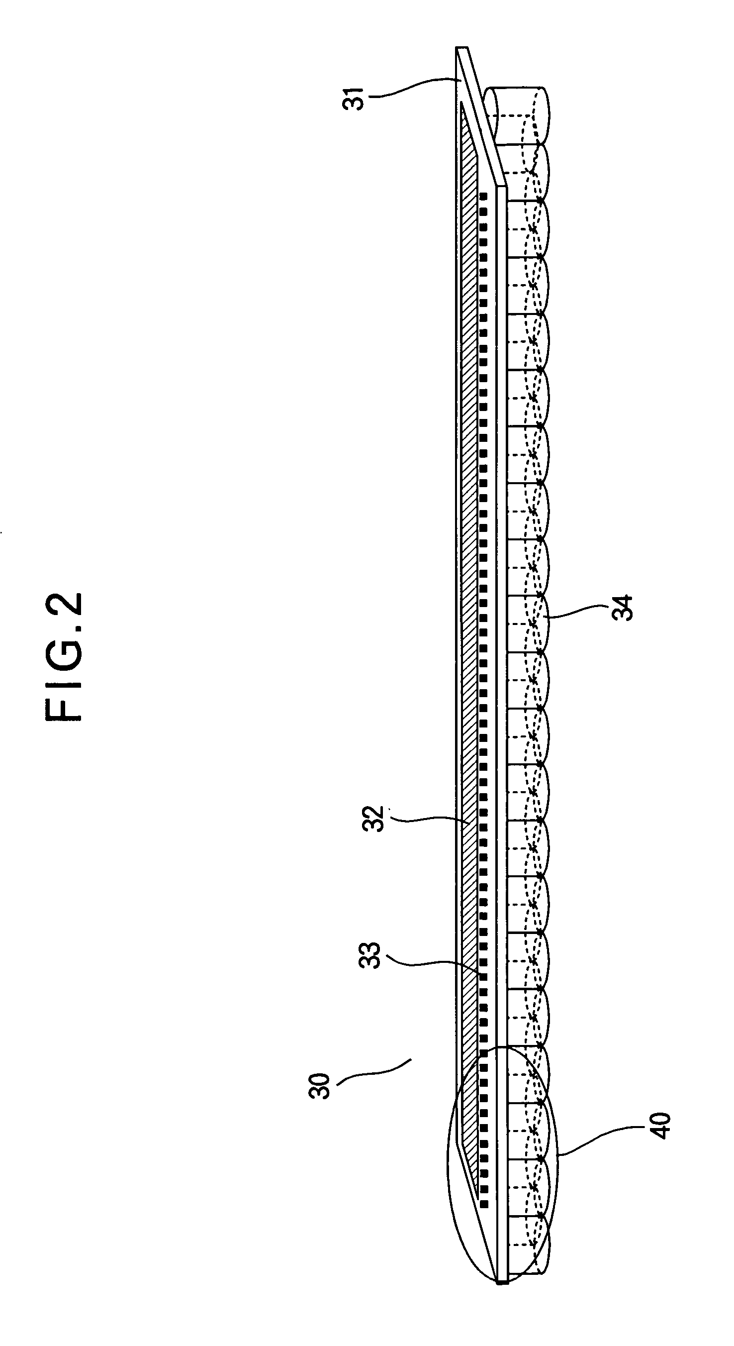 Combined semiconductor device, LED print head, and image forming apparatus