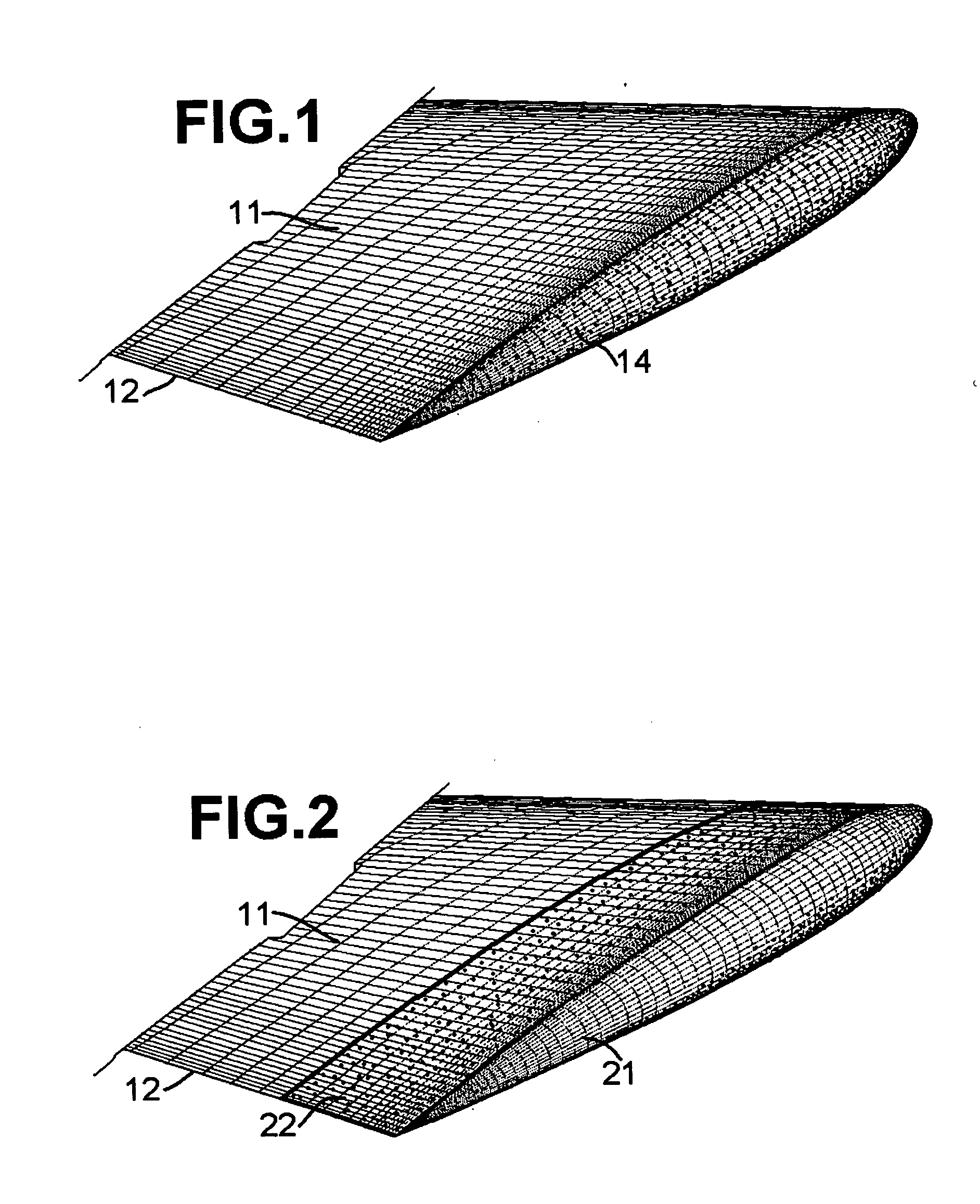 Triboelectric treatment of wing and blade surfaces to reduce wake and BVI/HSS noise