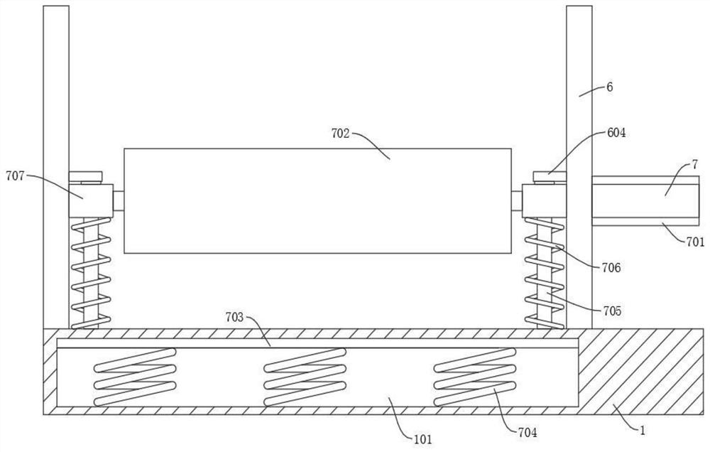 A cloth winding device with an anti-deviation structure for the production of textile products