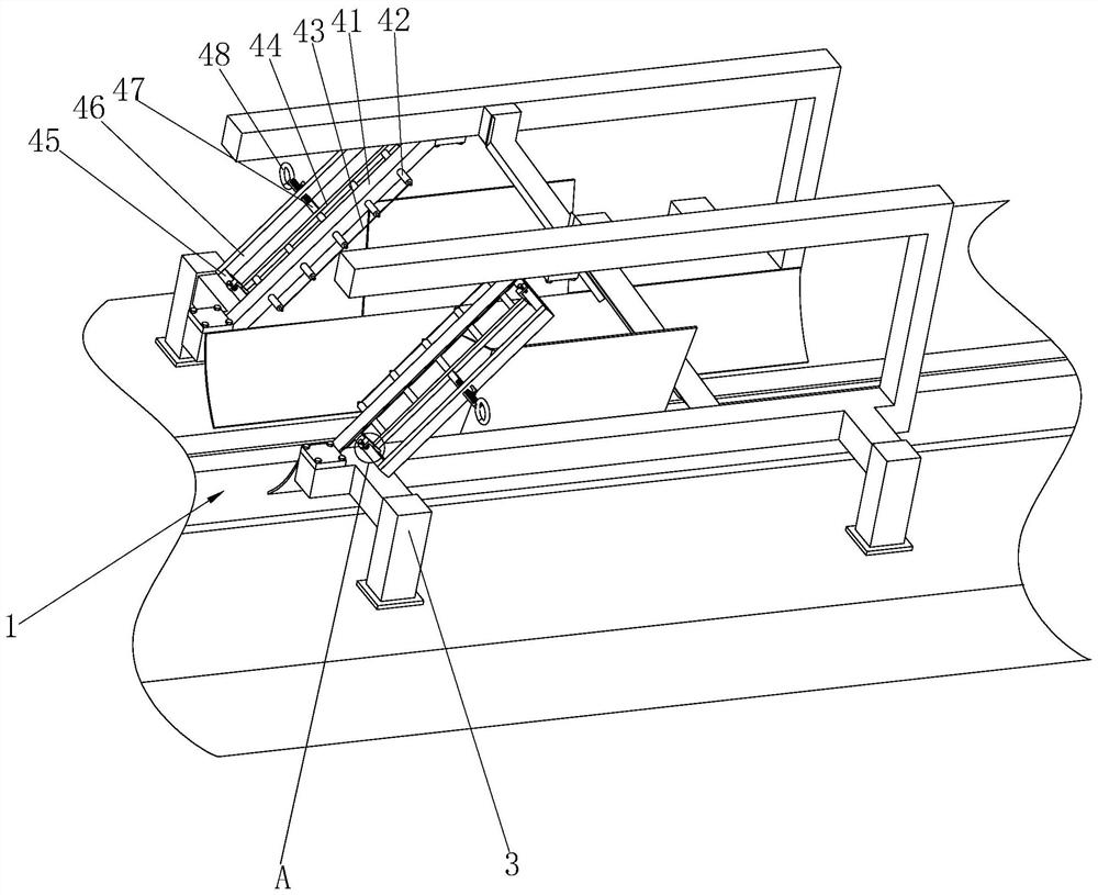 An aerated brick edge leather cutting system