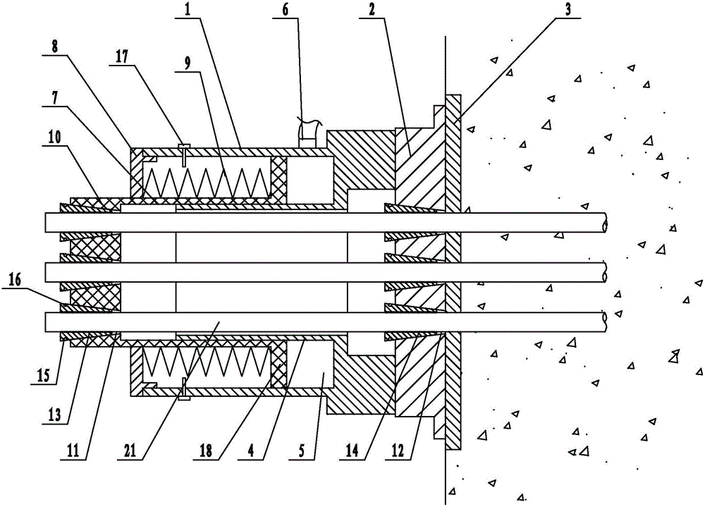 Building pillar removing device and method
