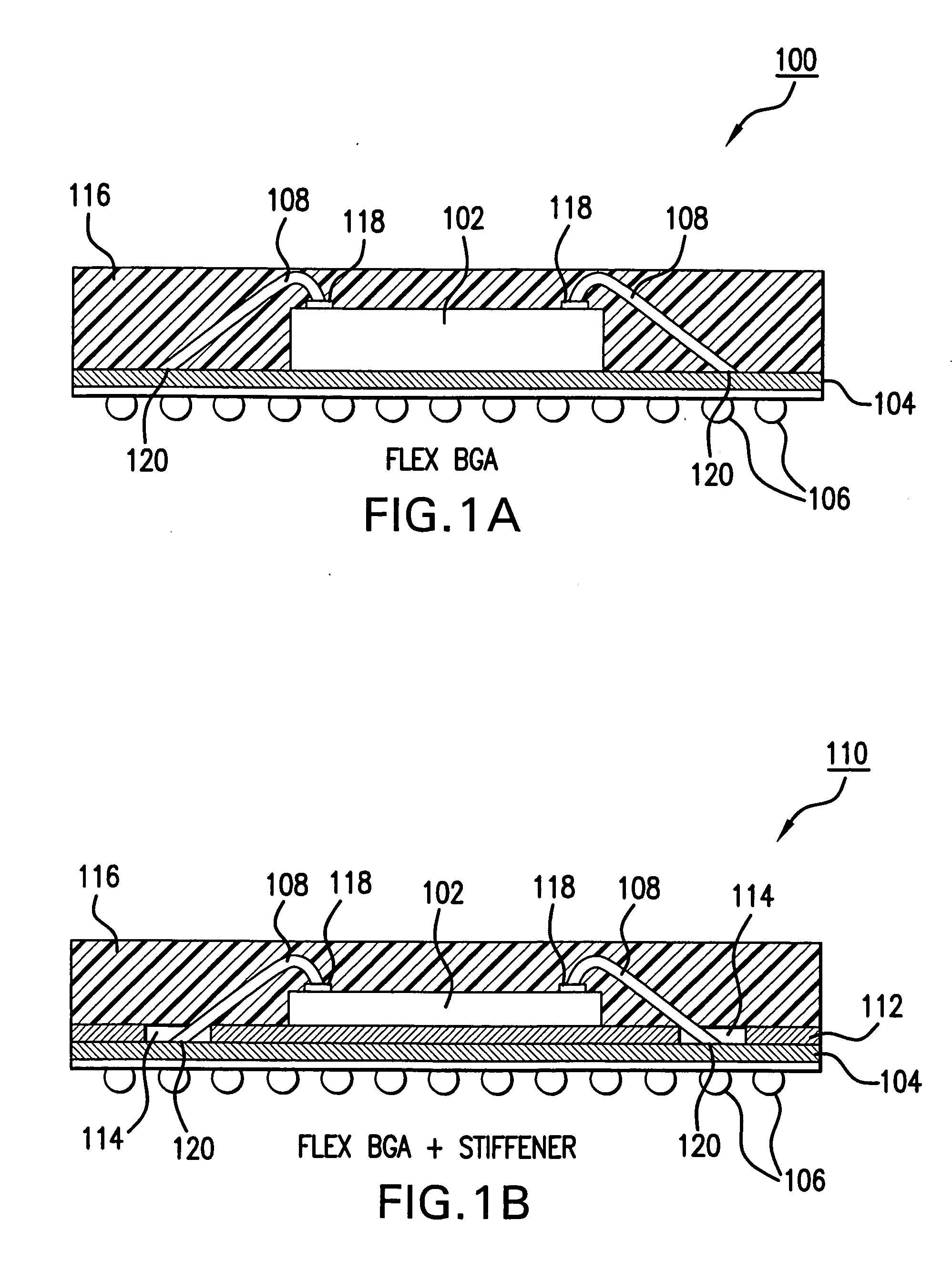 Method for assembling a ball grid array package with multiple interposers
