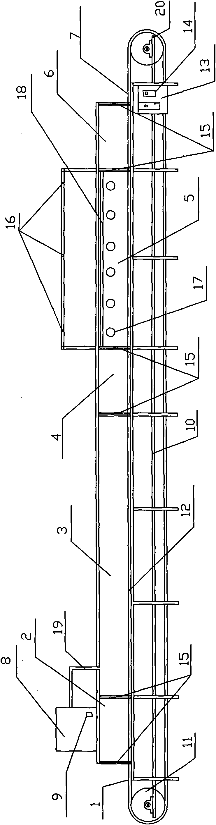 Large-scale aseptic-manipulation continuous production equipment