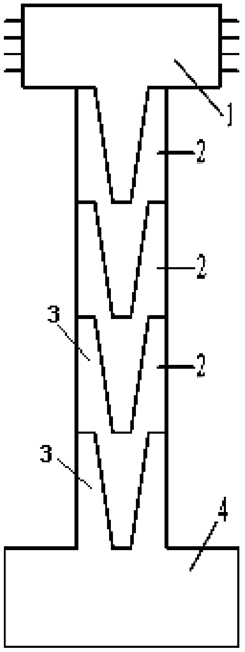 Segment prefabricated and assembled bridge pier stud and construction method thereof