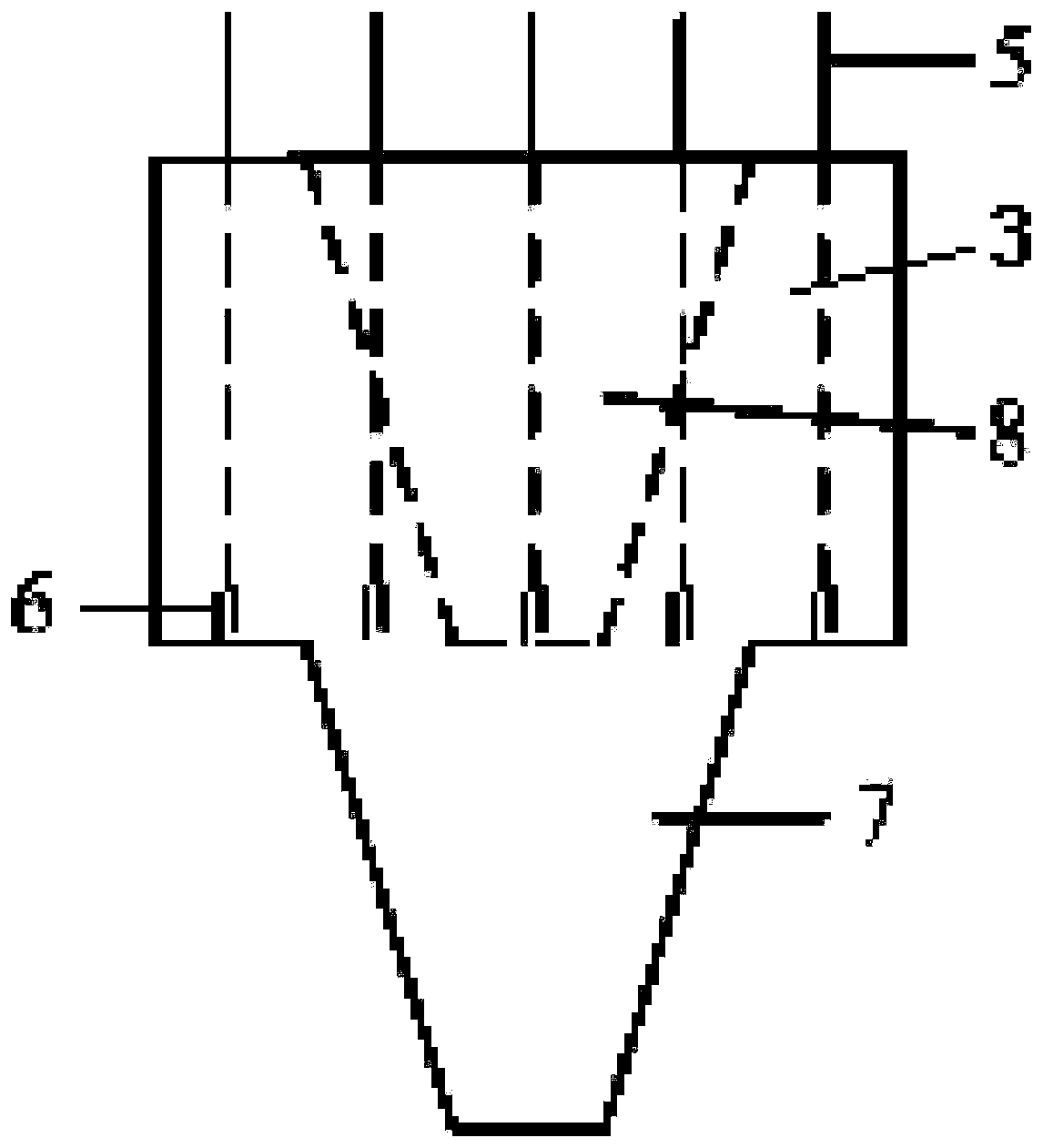 Segment prefabricated and assembled bridge pier stud and construction method thereof