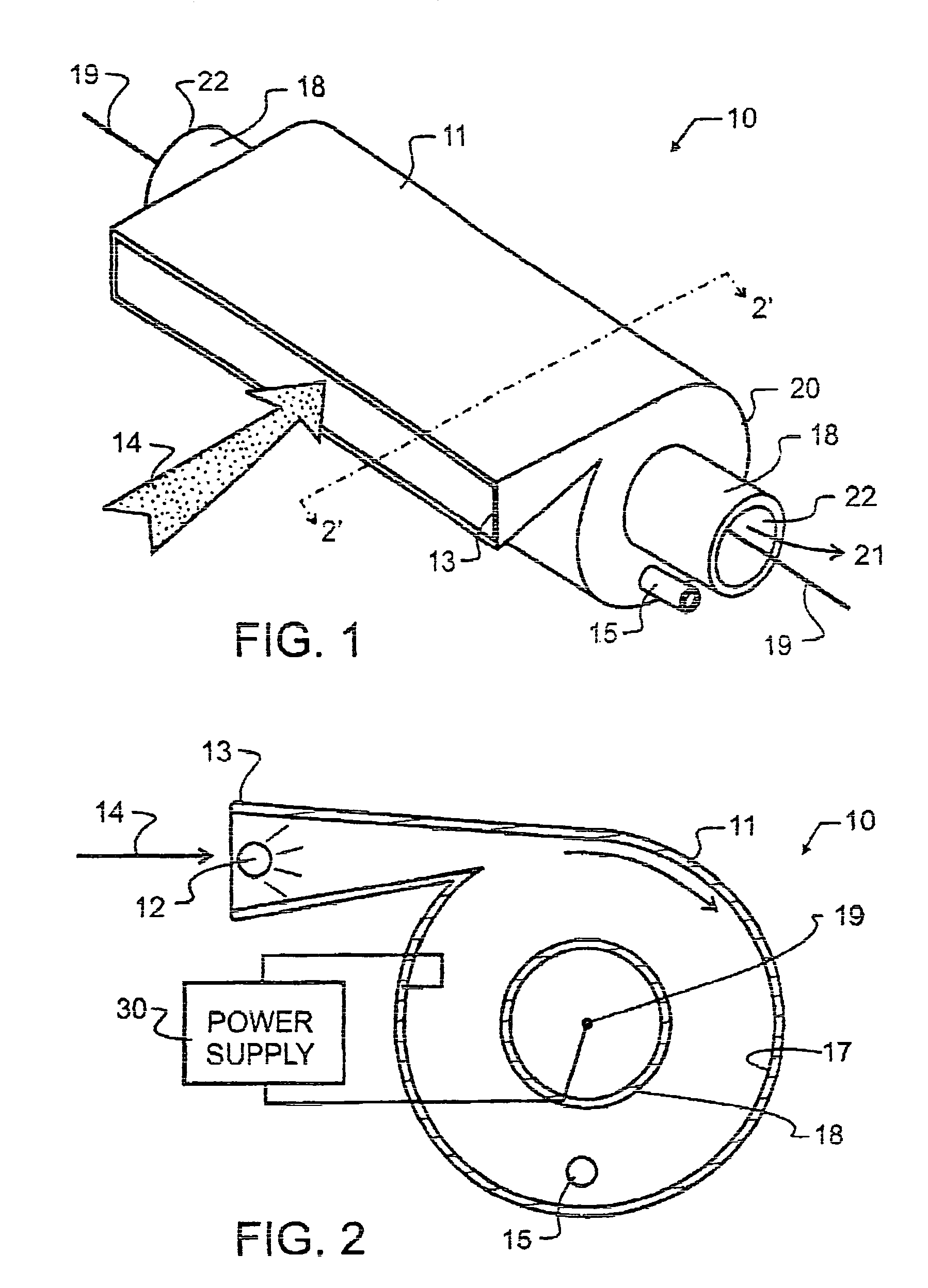 Wet electro-core gas particulate separator