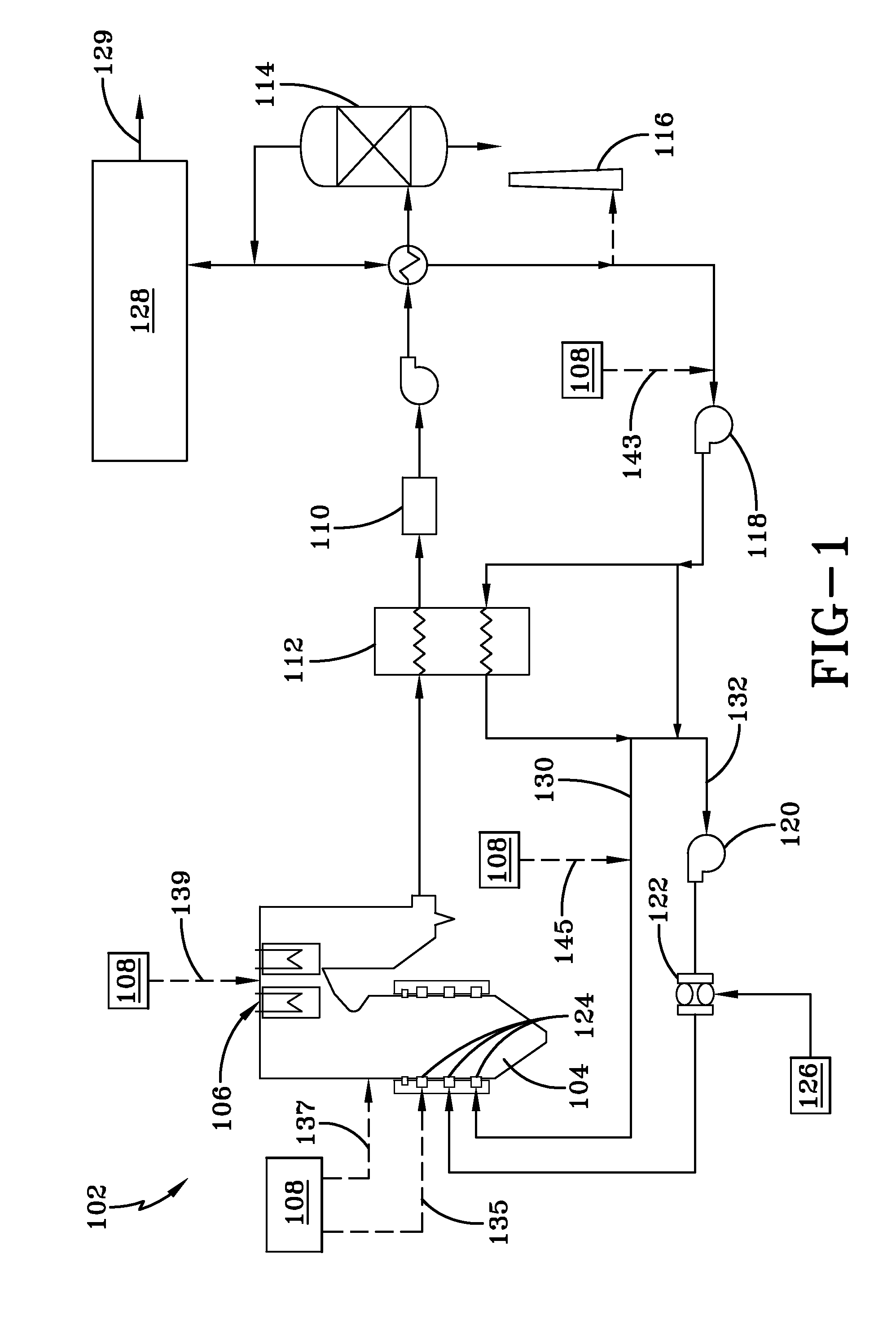 Combustion system with steam or water injection