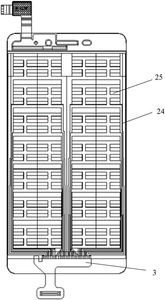 Pressure touch screen and display device