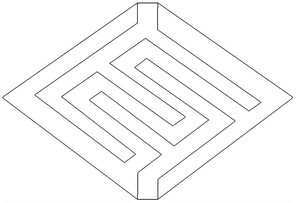 Vein-shaped fuel cell flow field structure, fuel cell bipolar plate and fuel cell