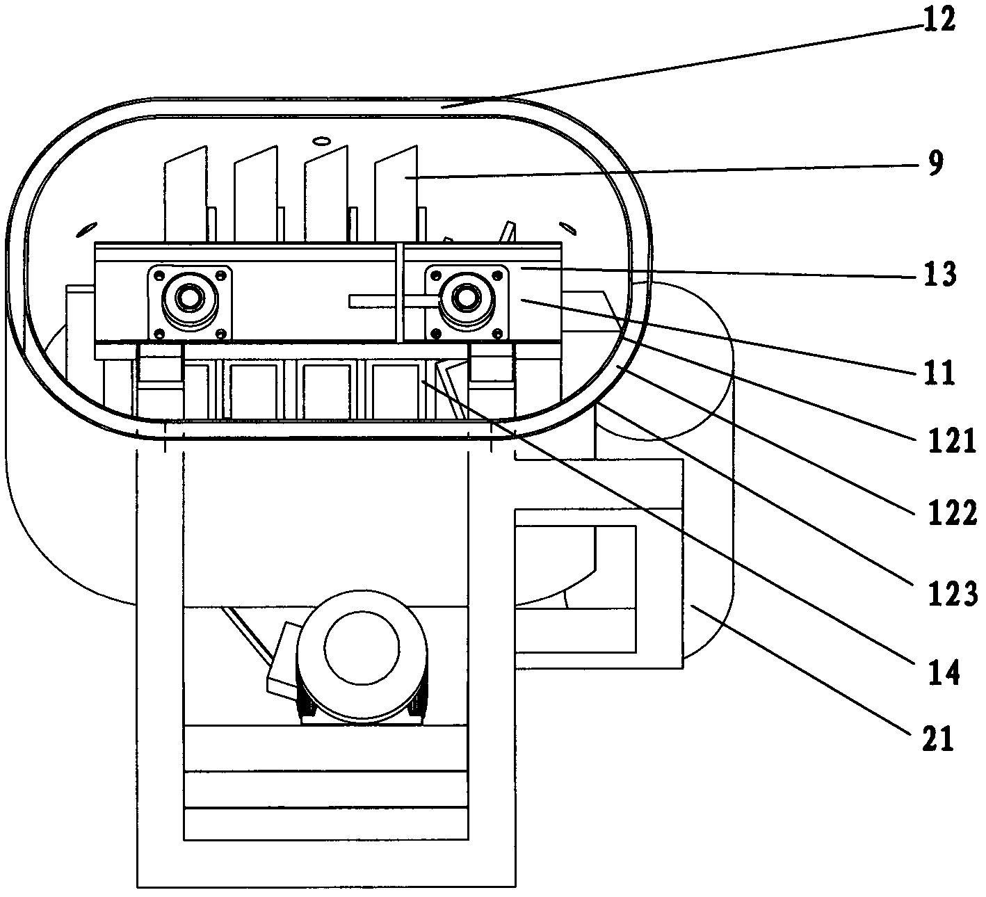 Lead melting device