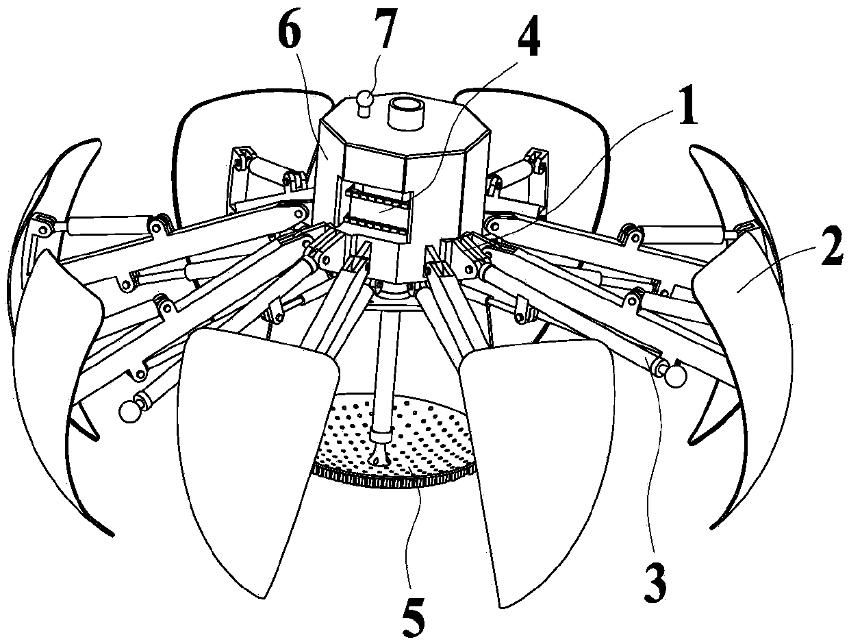 A small seven-picking robot for paddy fields