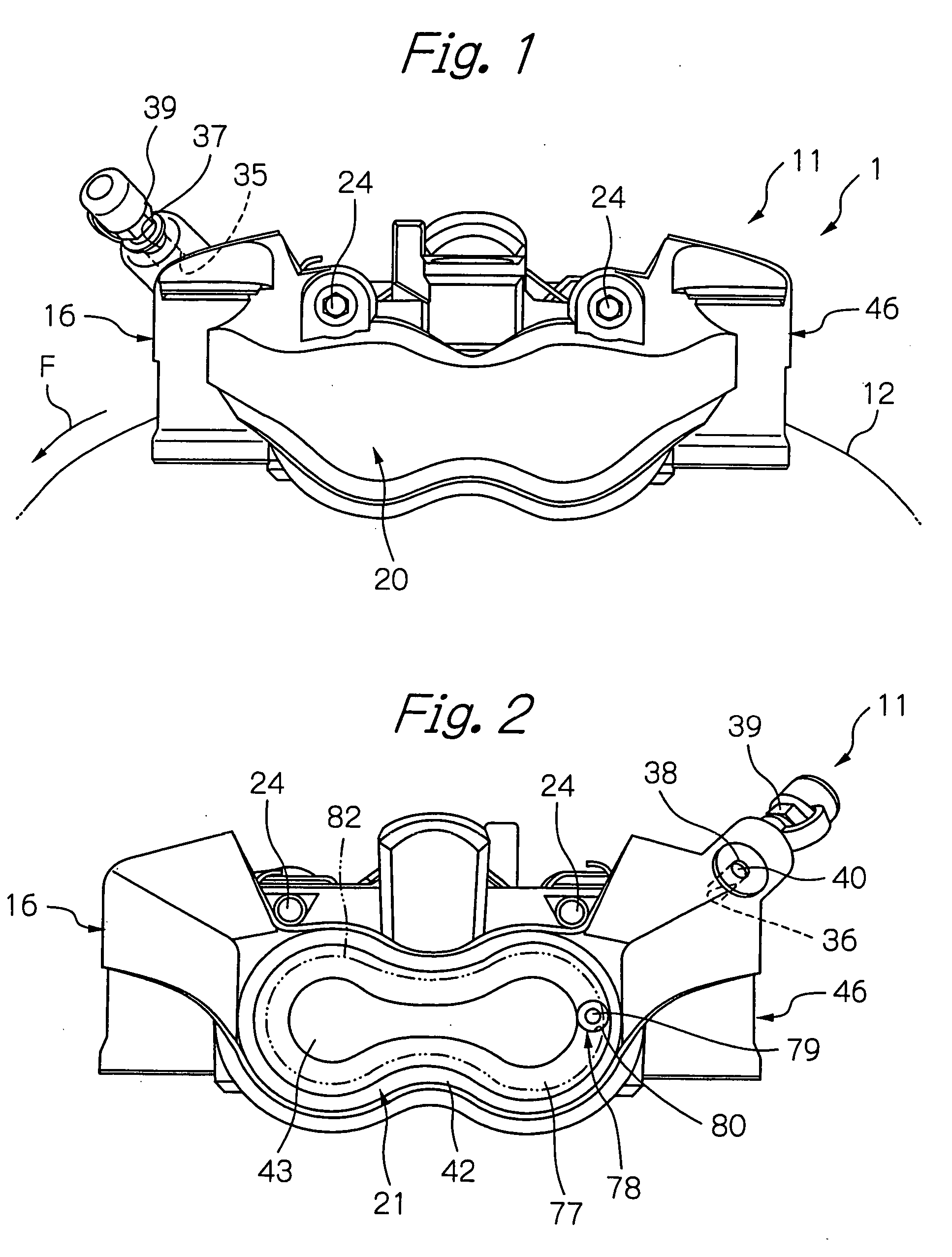 Cylinder apparatus and disk brake
