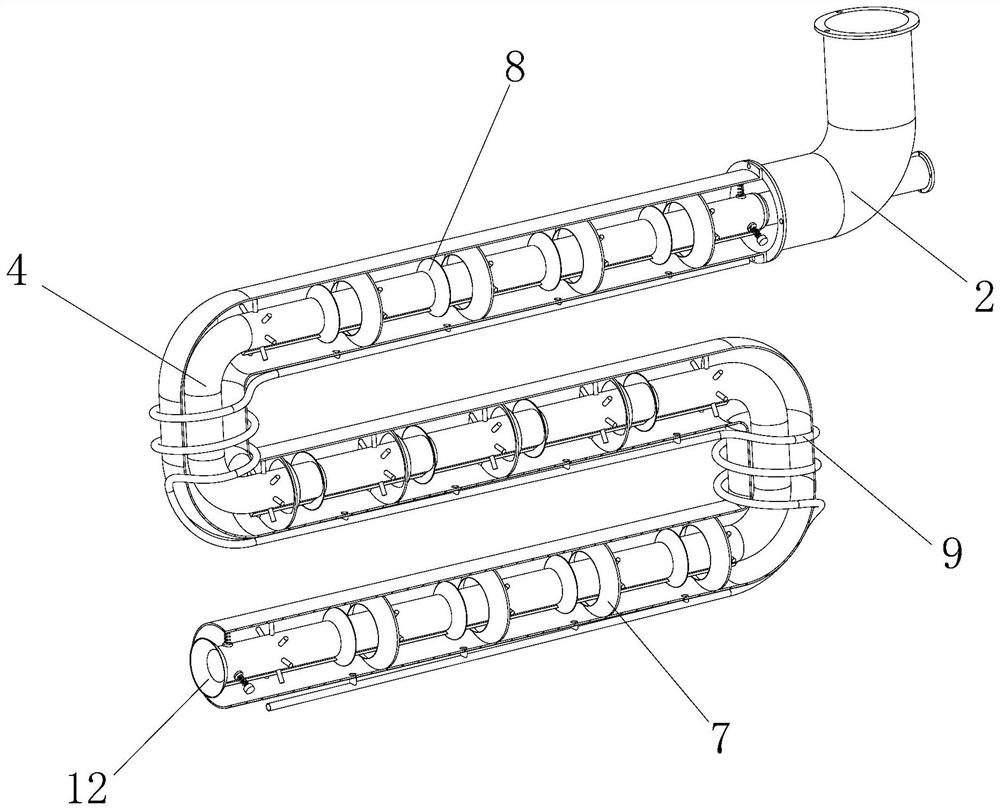 In-shed dehumidification device and method based on liquid internal circulation and indoor temperature difference