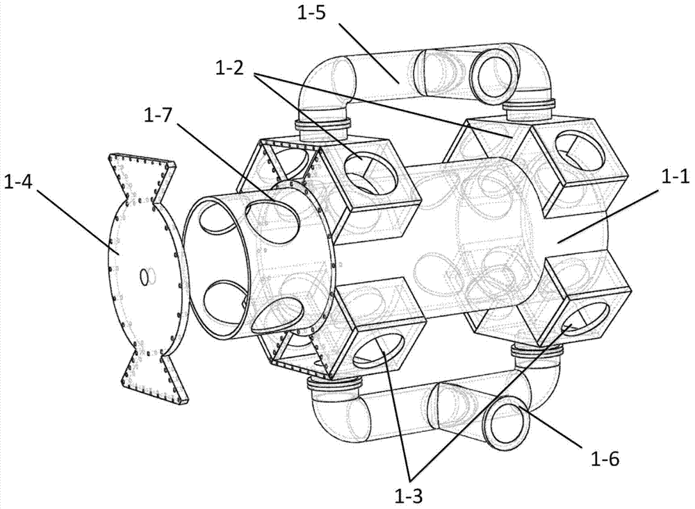 Low-temperature air cylinder working chamber component structure of liquefied natural gas vapor compressor