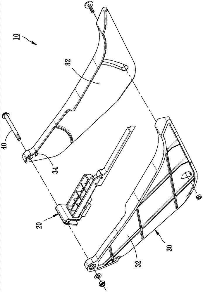 Saw blade protective cover device of table saw