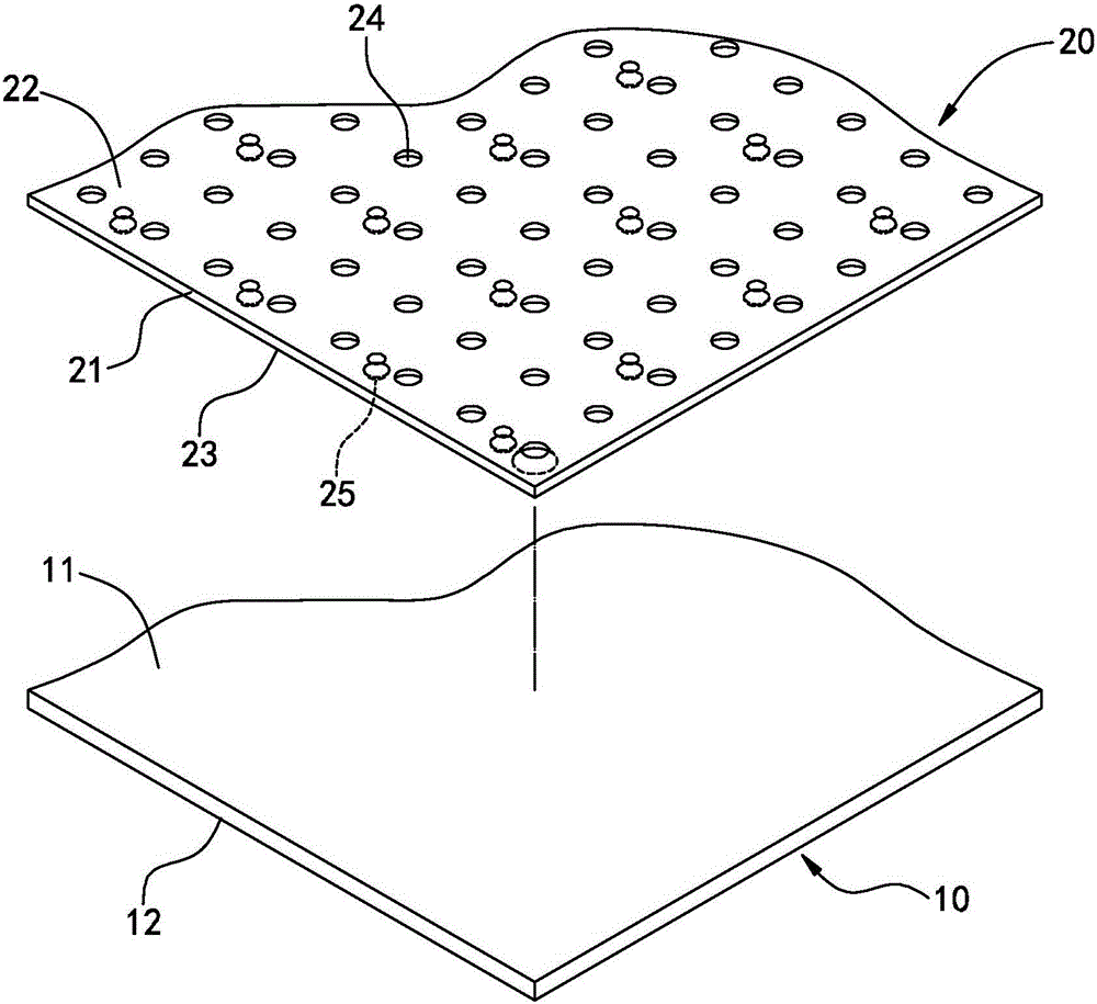 Metal plate to be connected with plastic, manufacturing method and metal strip