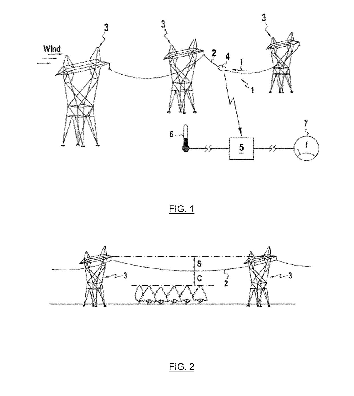 Method and system for determining the thermal power line rating