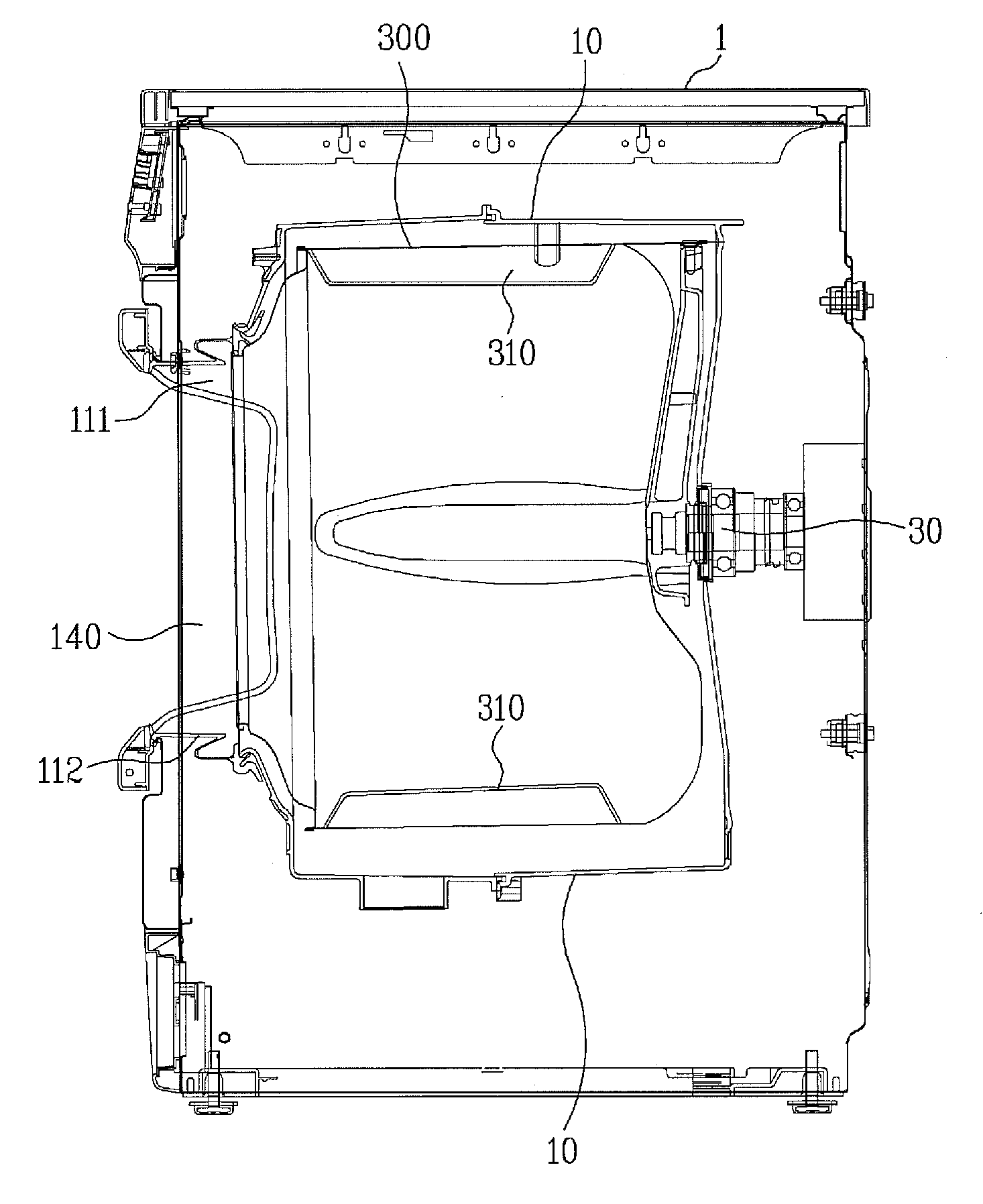 Washer and method of forming drum thereof