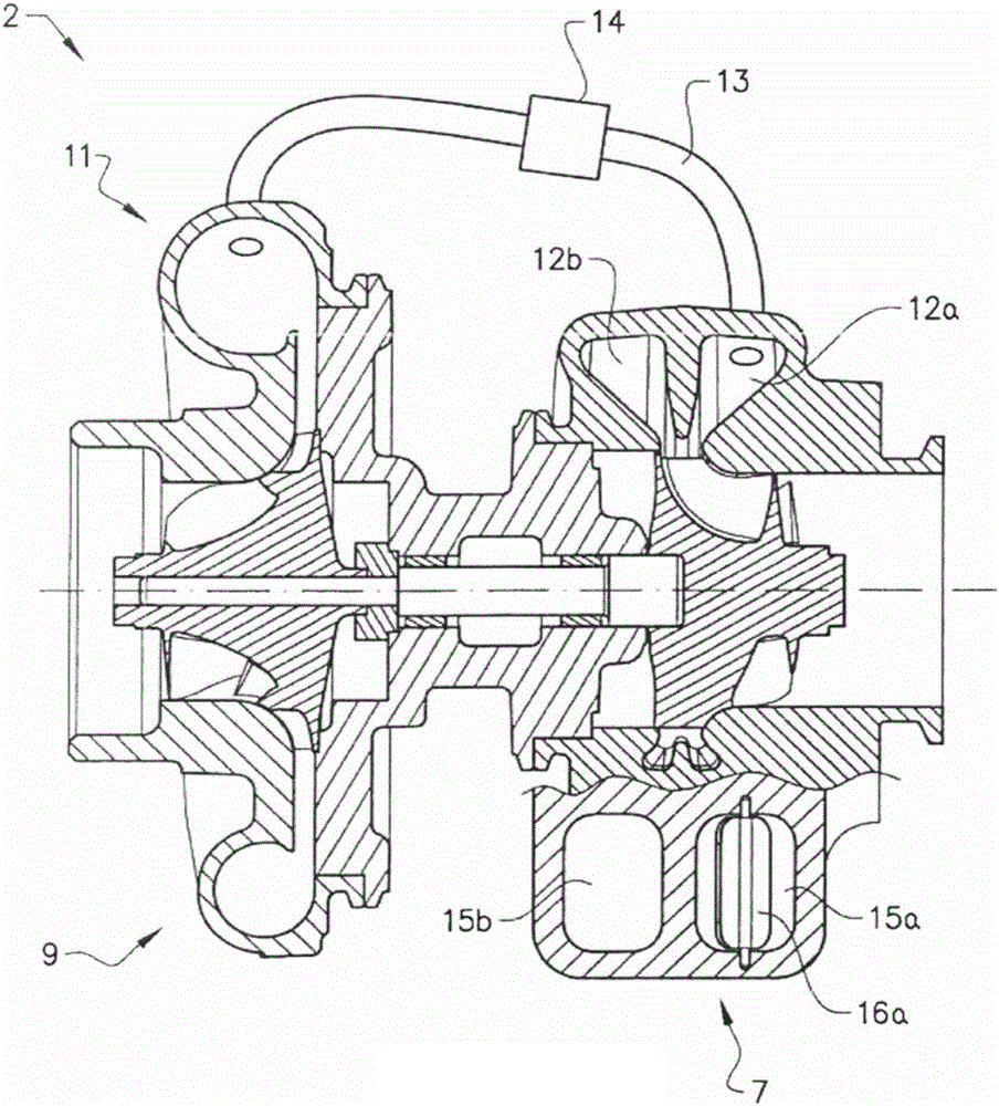 Twin scroll turbocharger device with bypass