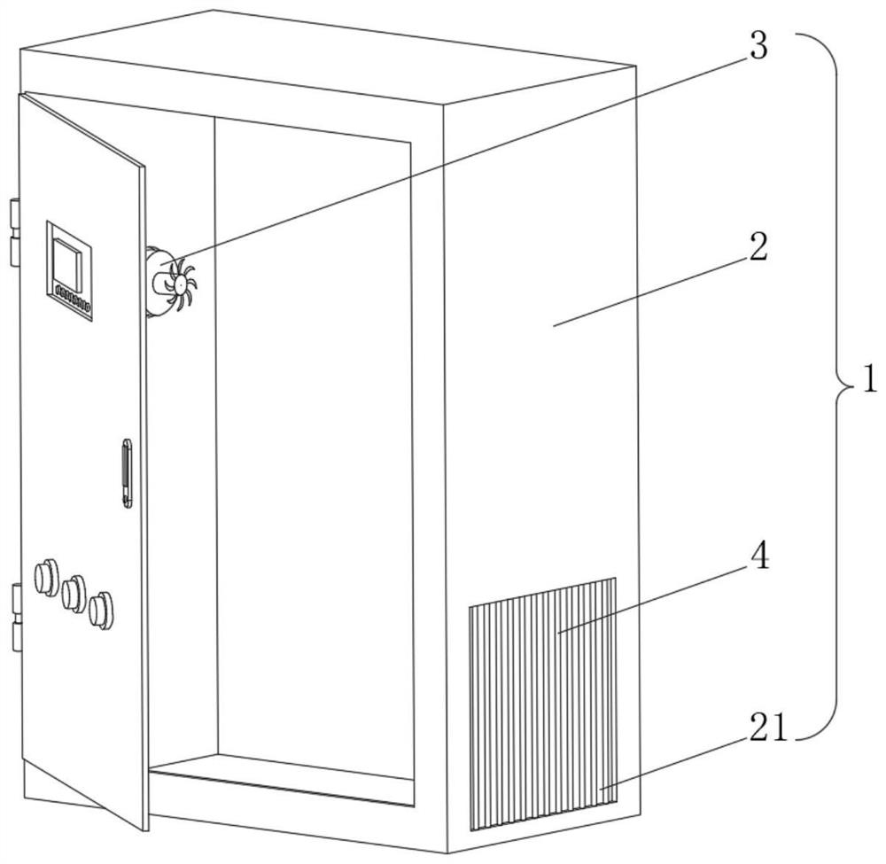 Dustproof electric power cabinet