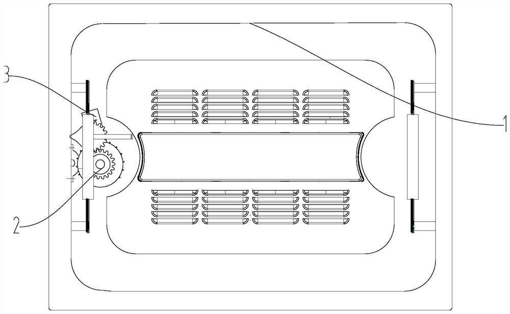 Electric control opening device for automotive escape sunroof and control method of electric control opening device