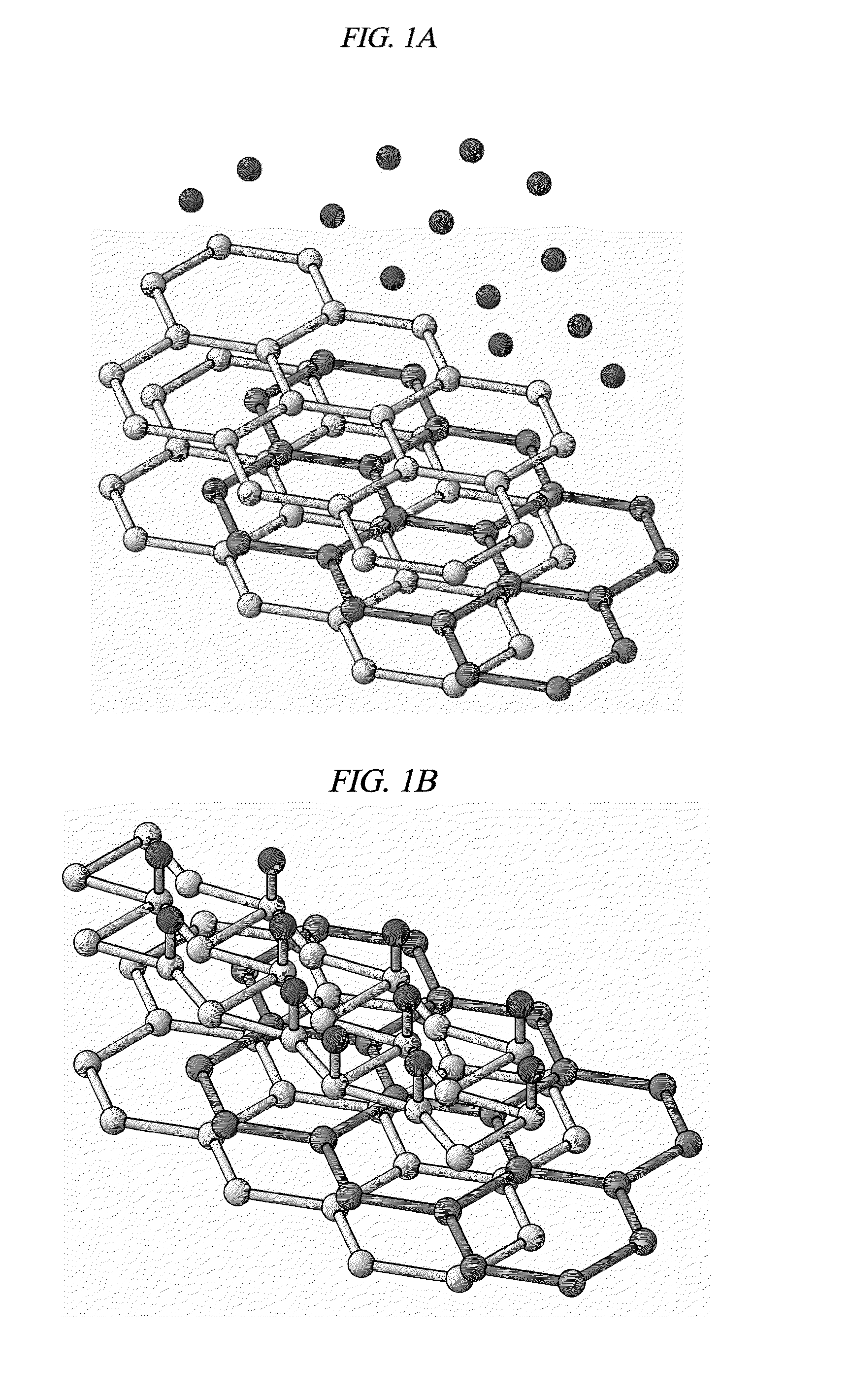 Method for etching atomic layer of graphine