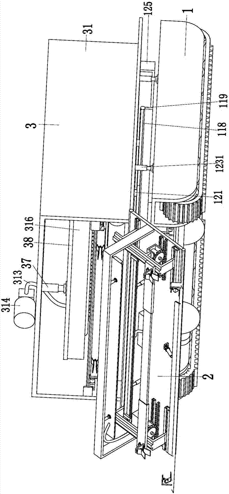 Mechanical carpet recycling and cleaning equipment for interior decoration of hotel