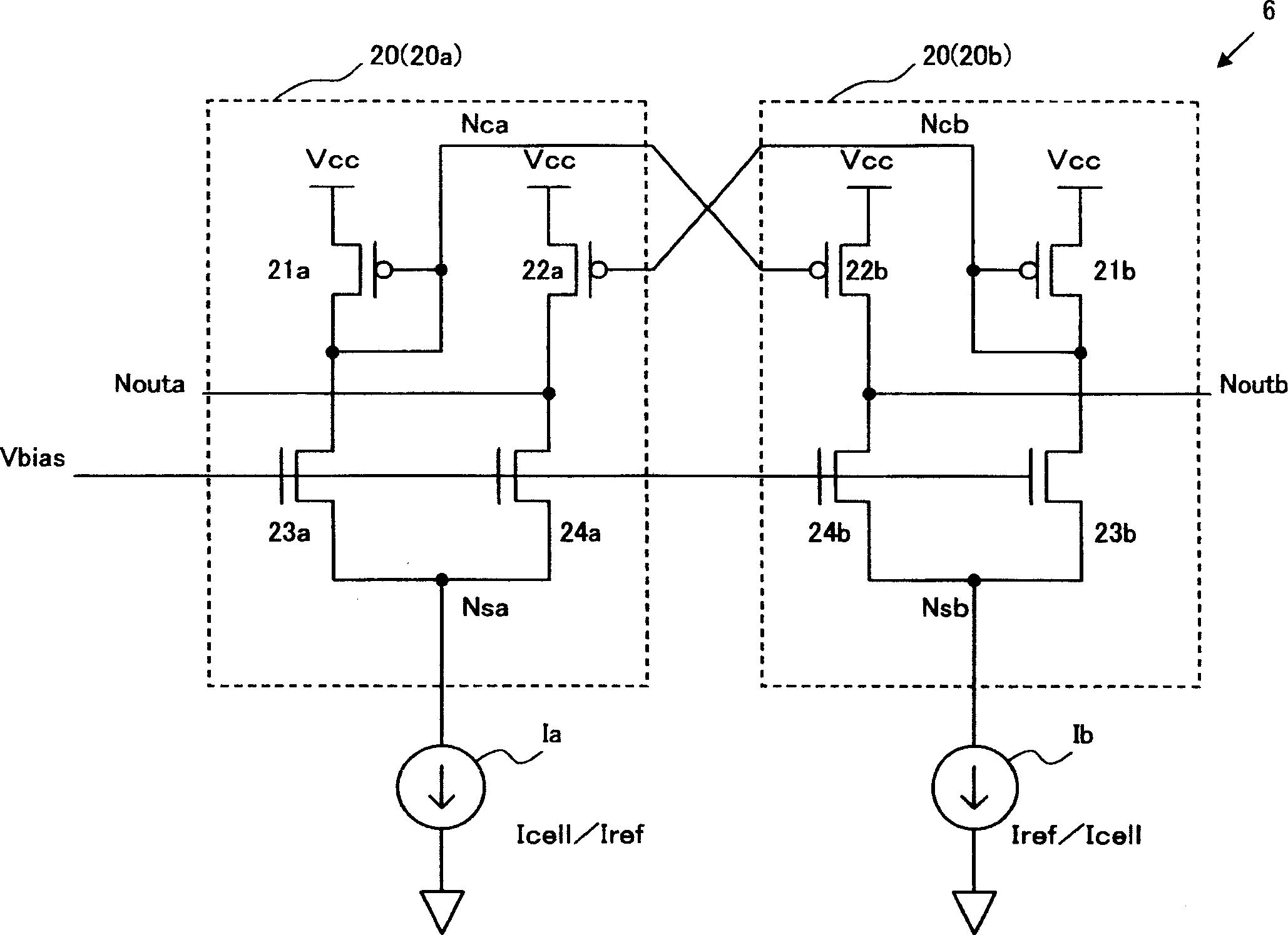 Bias voltage applying circuit and semiconductor memory device