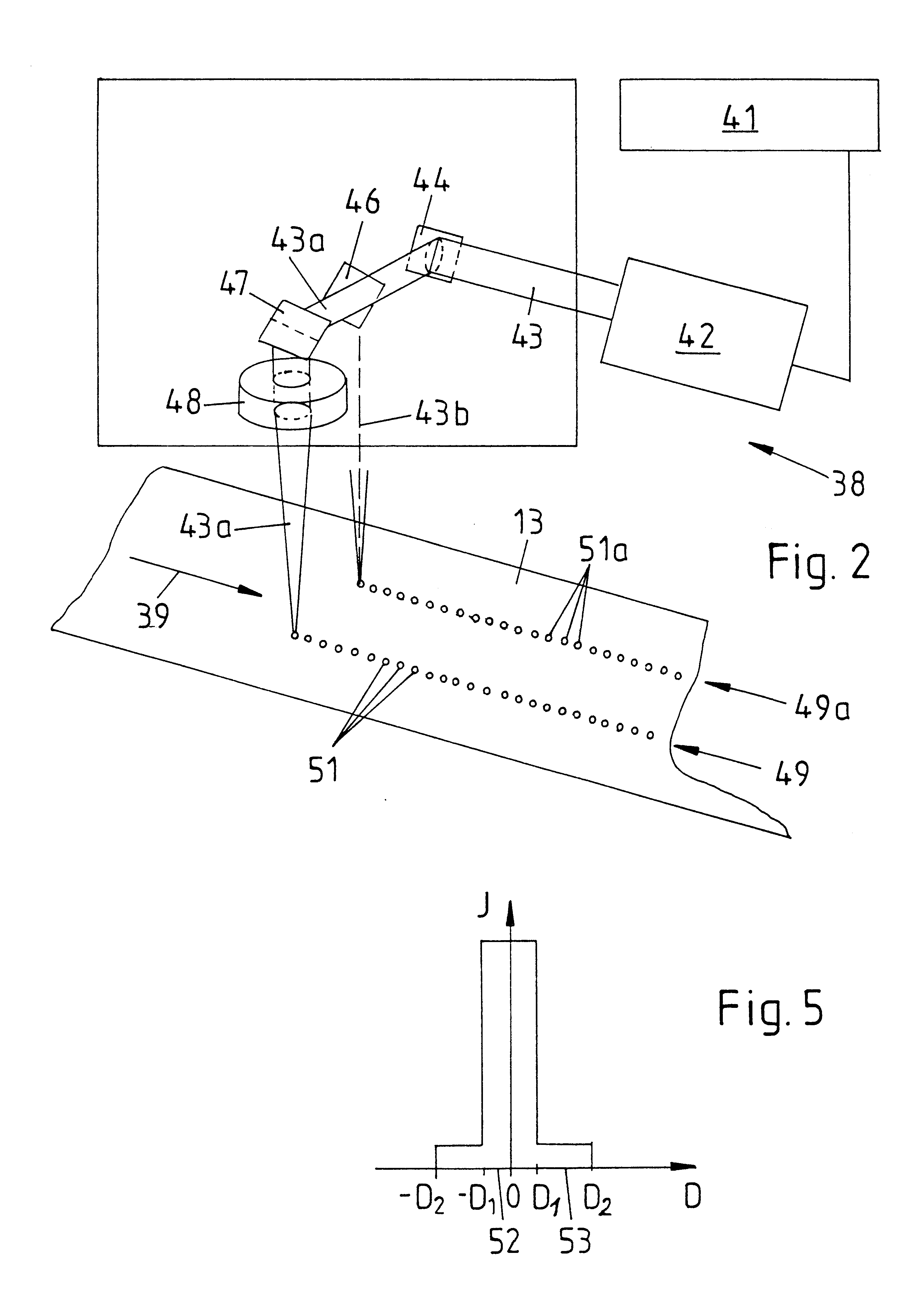 Method of and apparatus for treating webs of wrapping material