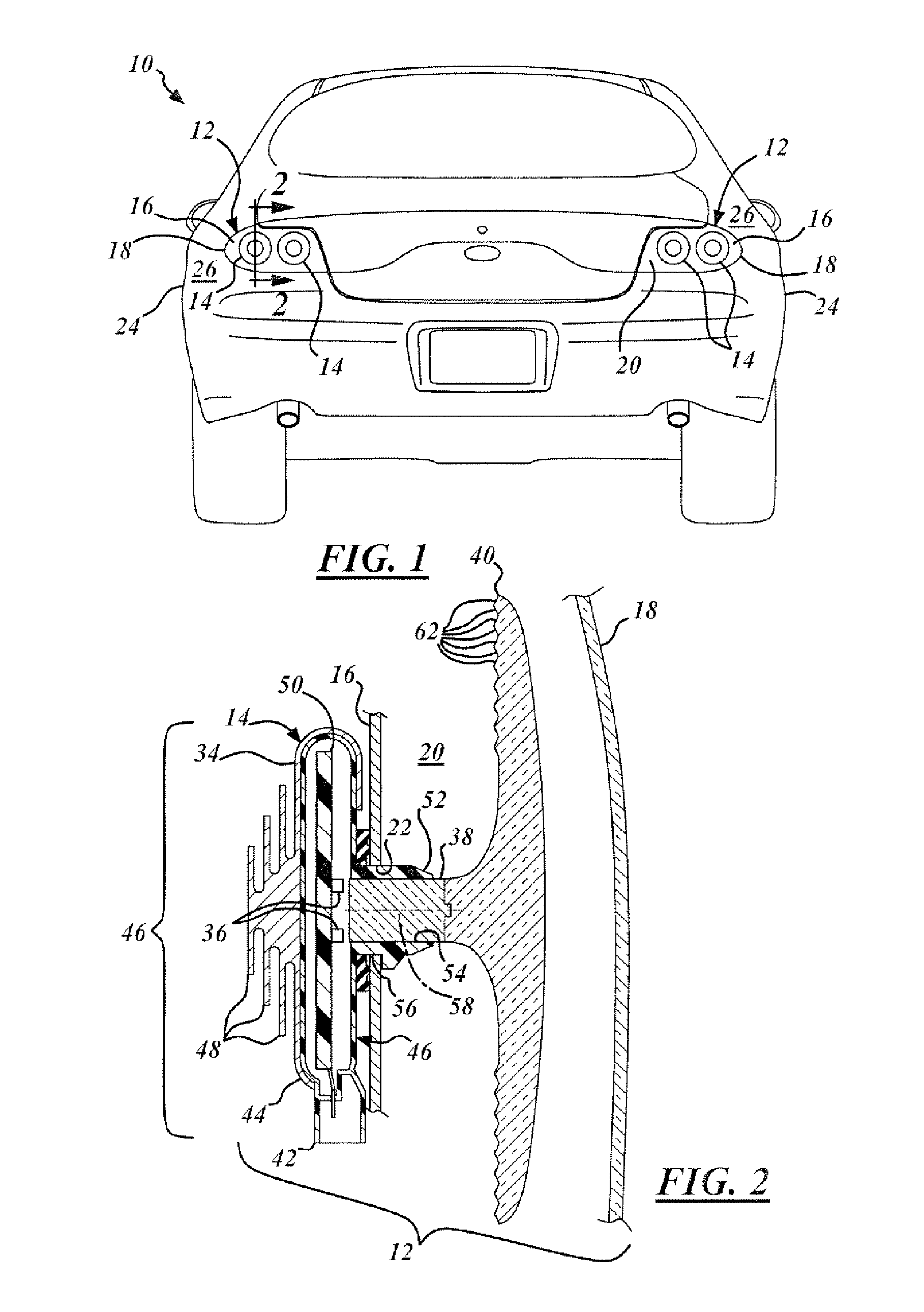 LED unit for a vehicle lamp assembly