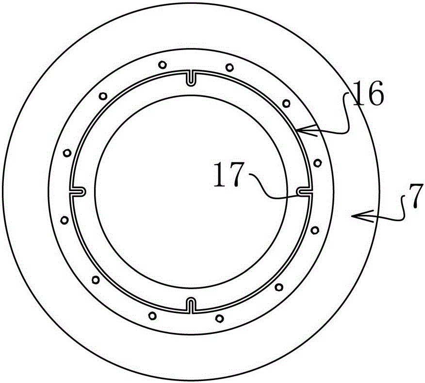 Annular space type centrifugal extractor and interface radius control method thereof