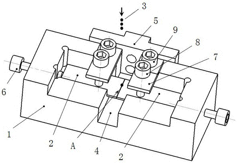 Double-sided gas-assisted device for pulse laser welding of metal sheets