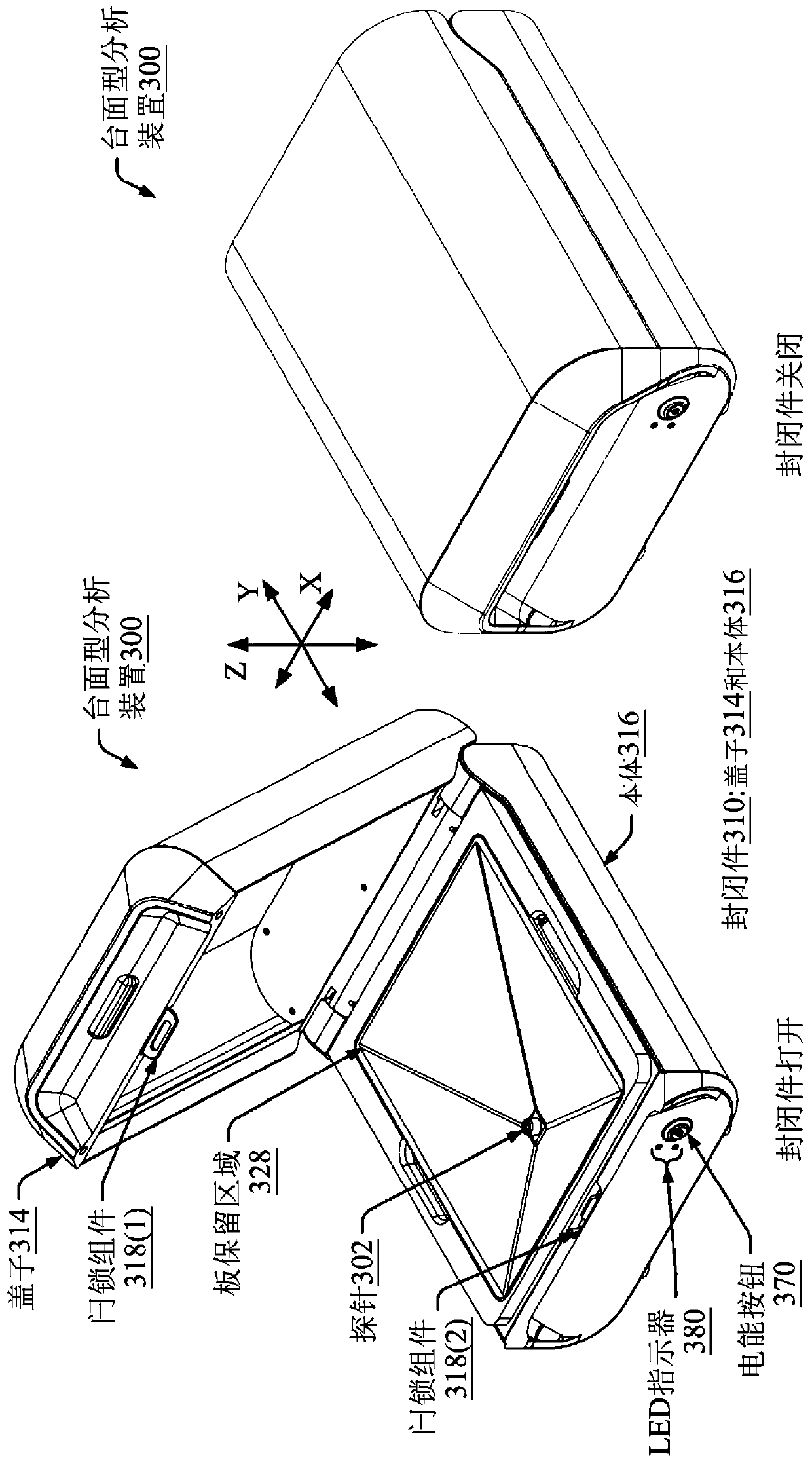 Enclosed benchtop raman spectrometry device