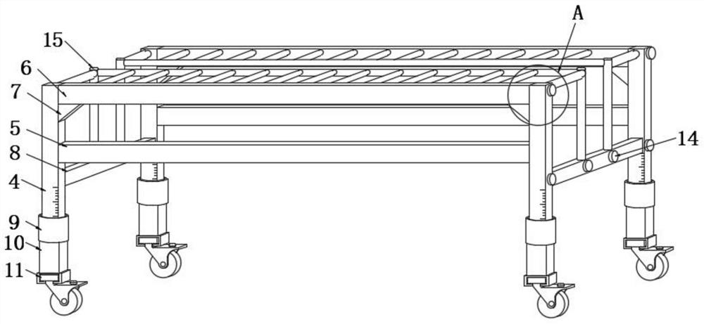 An electrolytic refining tank surface operation to prevent personnel from falling into the tank protection device